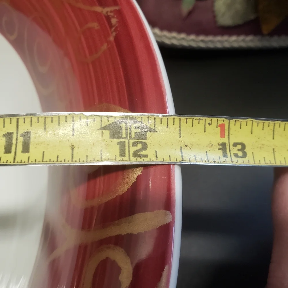 Unique Pier 1 Gold Swirl Large 12